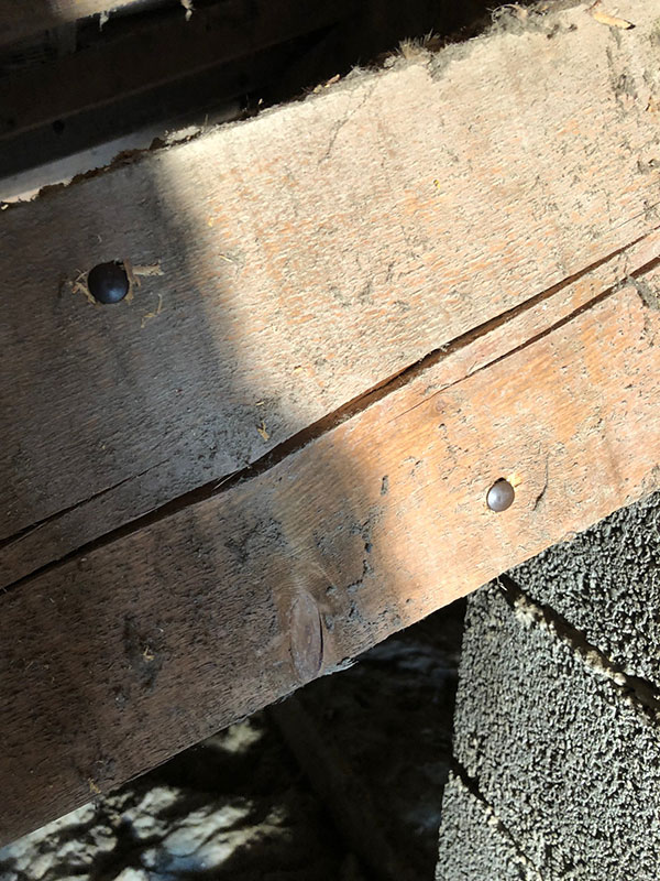 Traitement de charpente par xylophène et injection - Artisan Chemith